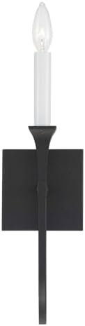 Capital Lighting 652311BI Decklan Transitional Minimalistic Industrial Candle Wall Sconce Light