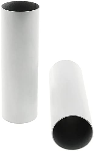 E-outstanding Candle Light Cover Sleeve 2PCS White Metal Chandelier Socket