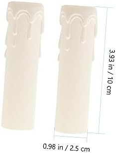 20 Pcs Retro Candle Sleeves for Chandeliers
