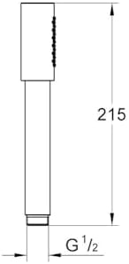 GROHE 26866000 Sena Stick Hand Shower