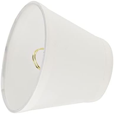 Aspen Creative 32059-2A 2 Pack Off-White Linen Empire Clip-On Lamp Shades