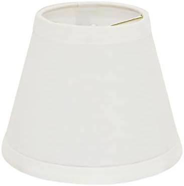 Aspen Creative 32059-2A 2 Pack Off-White Linen Empire Clip-On Lamp Shades