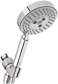 Hansgrohe Raindance S 4-Inch Handheld Shower Head Set with QuickClean and 3 Sprays