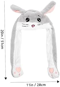 Plush Hamster Funny Headwear for Adult Parties and Dress-Up Events