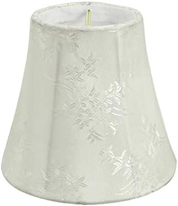 Aspen Creative Bell Clip-On Lamp Shade Set of 2 Ivory