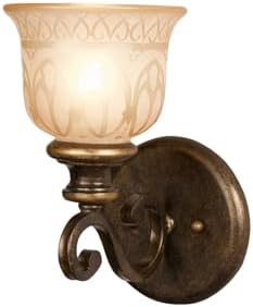 Crystorama Norwalk 1 Light Bronze Umber Wall Sconce