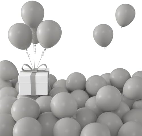 KALOR 100 Pcs 5 Inch Mini Matte Latex Balloons for Birthday Wedding Decorations