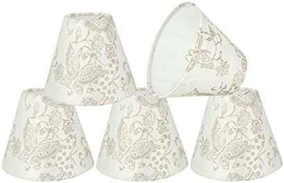 Aspen Creative 32124-5 Small Empire Chandelier Lamp Shades Set of 5