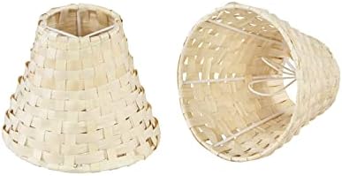 Aspen Creative 51002-2 Empire Clip-On Lamp Shade Set of 2