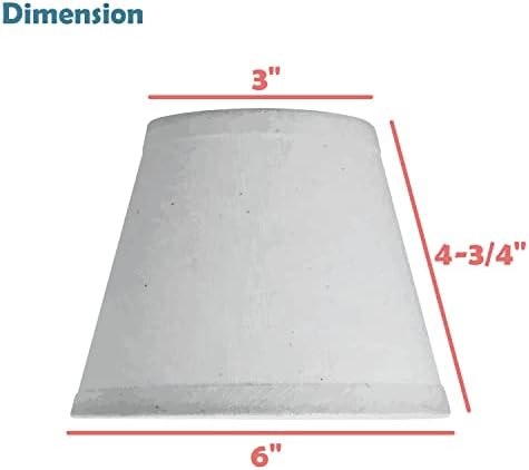 Aspen Creative 51002-2 Empire Clip-On Lamp Shade Set of 2
