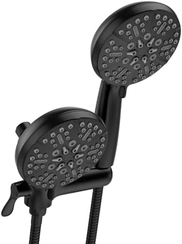 GAOMON 24-Setting 3-Way Shower Head Combo with Handheld and Rain Shower
