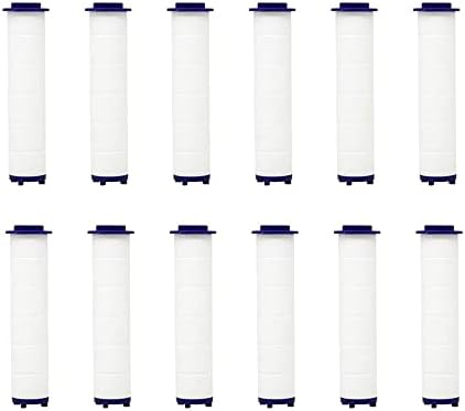 ANTOWER Handheld Turbo Fan Hydro Jet Shower Head Filter Set of 12