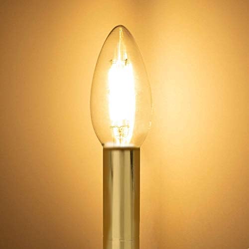 6PCS Gold Metal Chandelier Candle Light Cover Sleeves Replacement