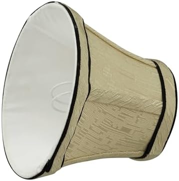 Aspen Creative Bell Clip-On Lamp Shade Set of 2 Ivory 1
