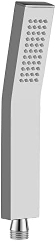 Heyalan Handheld Shower Head with Curved Design and Polished Chrome
