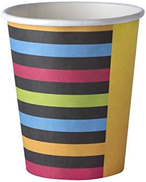 Hammont Smiley 9 oz Disposable Paper Cups 50 Pack