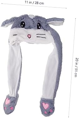 Plush Hamster Funny Headwear for Adult Parties and Dress-Up Events