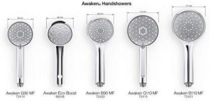 KOHLER Awaken G110 Three-Function Handshower Matte Black
