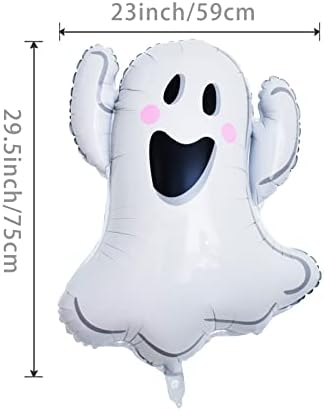 Zontween Ghost Balloons 6Pack White Halloween Decorations