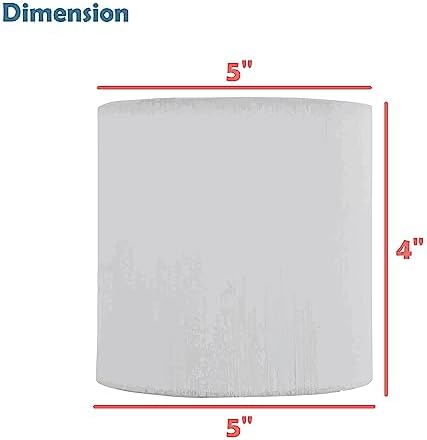 Aspen Creative Drum Clip-On Lamp Shade Set of 2