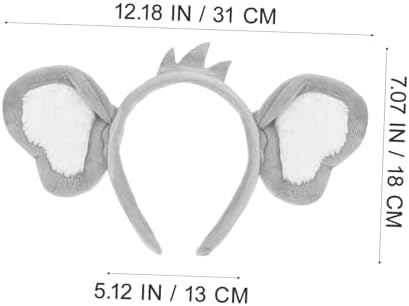 Light Grey Cartoon Headband for Costume Parties and Festivals