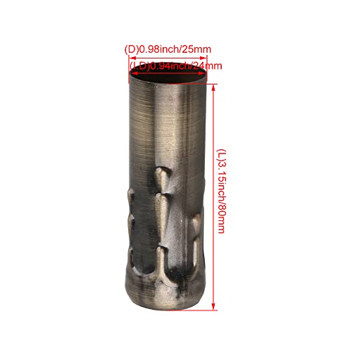 BQLZR Chandelier Socket Covers 3 Inch Tall Pack of 6
