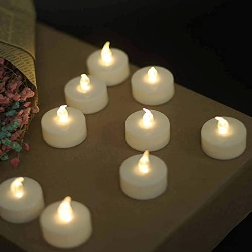YIWER Flameless Battery Tea Lights Set of 24