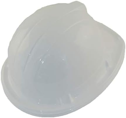 Windy City Novelties Adult White Plastic Construction Hard Hats 6 Pack