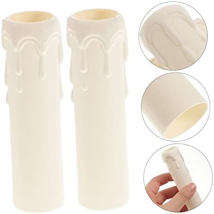 20 Pcs Retro Candle Sleeves for Chandeliers