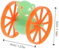 Totority 50pcs Mini Wheeled Tumbler Toys for Balance and Coordination