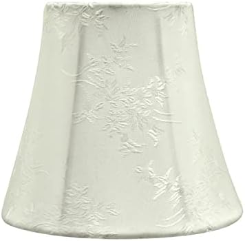 Aspen Creative Bell Clip-On Lamp Shade Set of 2 Ivory