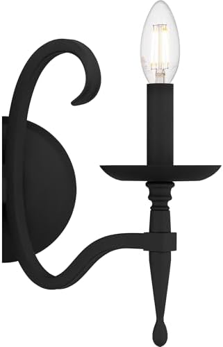 Quoizel Octavia 2-Light Earth Black Wall Sconce 1