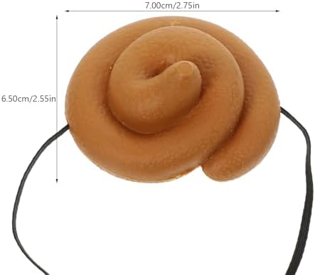 Wakauto 3 Pack Funny Poop Hats for Kids and Adults