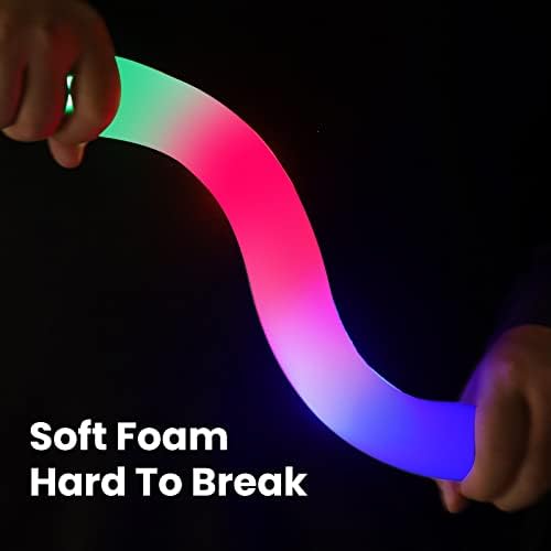 210 PCS LED Foam Glow Sticks with 3 Modes