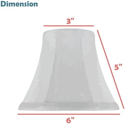 Aspen Creative Bell Clip-On Lamp Shade Set of 2