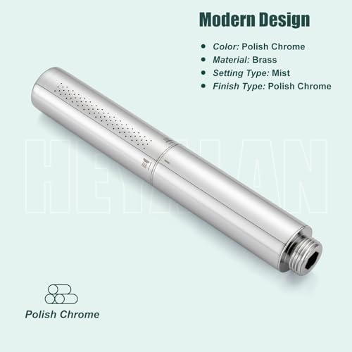 Heyalan Handheld Shower Spray Head Dual Function High Pressure Luxury