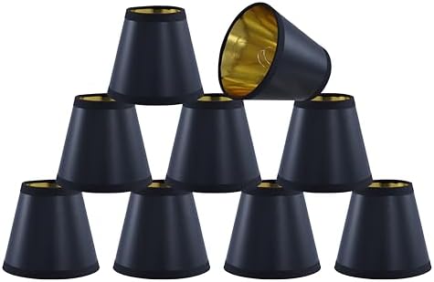 Aspen Creative 51054-9 Clip-On Lamp Shade Set