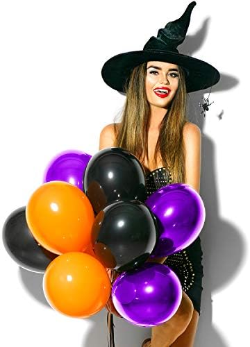 TecUnite 100 Pcs 13 Inch Colorful Balloons for Party Decorations