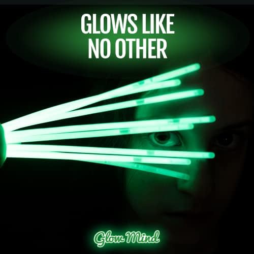 500 Ultra Bright Glow Sticks - Halloween Party Supplies Pack