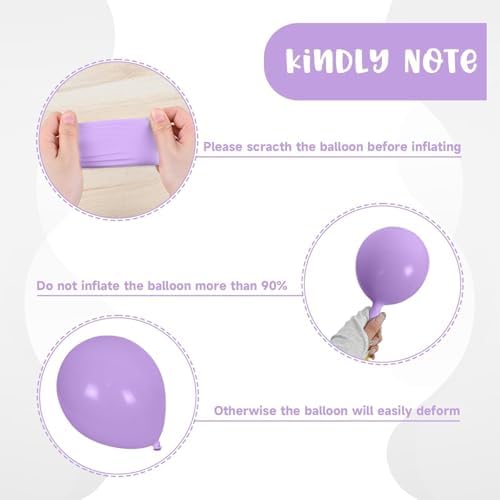 Purple and Blue Balloons 60pcs 12 Inch Party Decor
