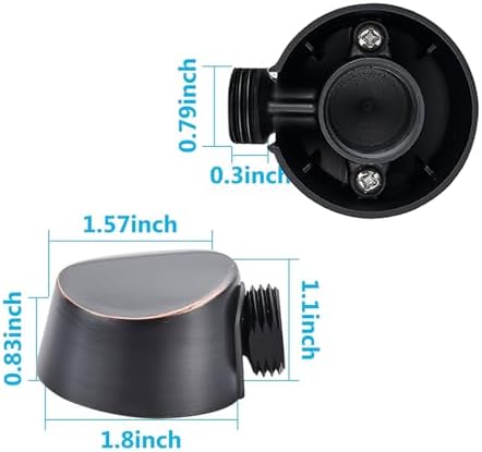 YAZIYIR A725ORB Round Drop Ell Handheld Shower Wall Connector
