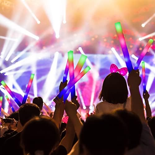 Glow Sticks Bulk 70 Pcs LED Foam Sticks Party Supplies