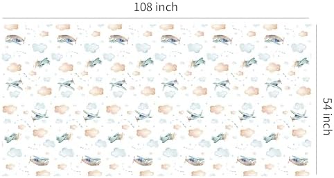 Airplane Party Tablecloth 3 Pack for Birthday Baby Shower