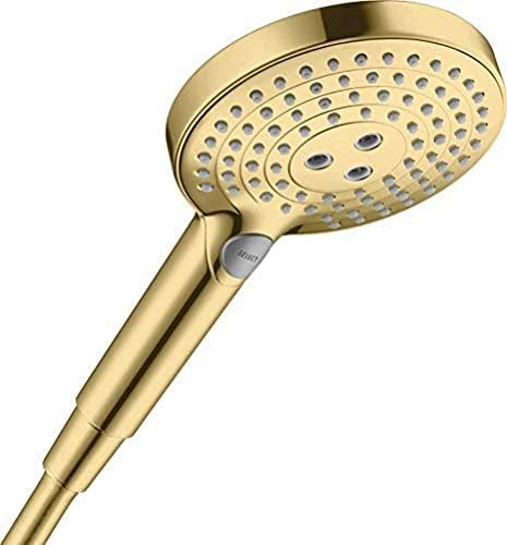Hansgrohe Raindance Select S 120 3 Jet Polished Gold Handheld Shower