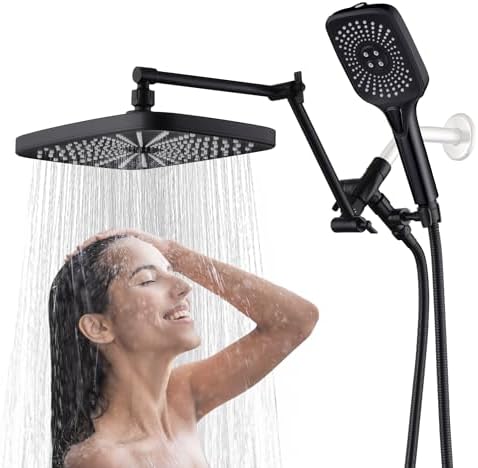 Cuzobro 12 Inch Rainfall Handheld Shower Combo