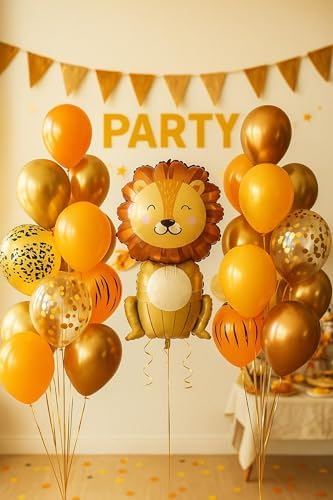Lion Jungle Balloon Set 28 PCS Safari Decorations