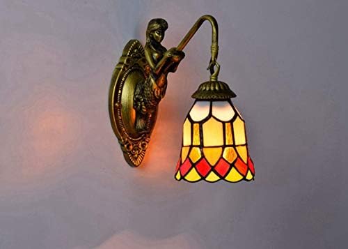 European Style Tiffany Glass Wall Lamp Sconce Decor