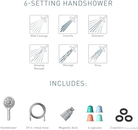 Moen Aromatherapy Handshower with INLY Capsules Spot Resist Brushed Nickel