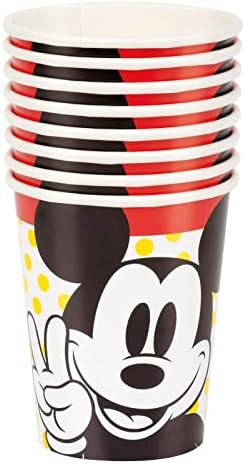 Disney Mickey Mouse 9 oz Paper Cups Pack of 8
