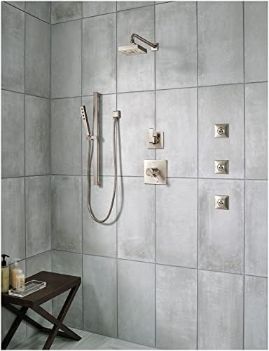Delta 51567 Angular 175 GPM Hand Shower with Slide Bar and Hose